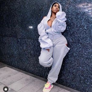 Irregular Exposure boy shorts Sweatpants